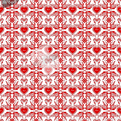 Image of seamless floral pattern