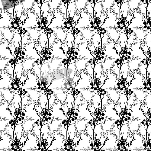 Image of seamless floral pattern