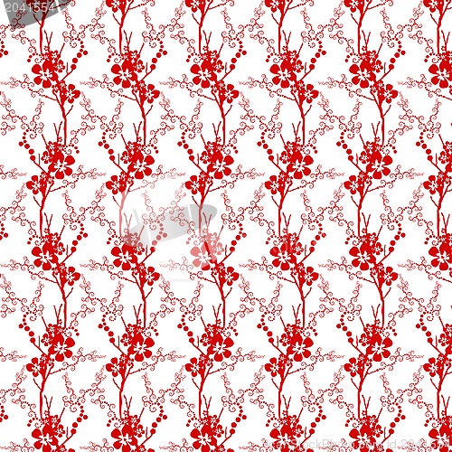 Image of seamless floral pattern