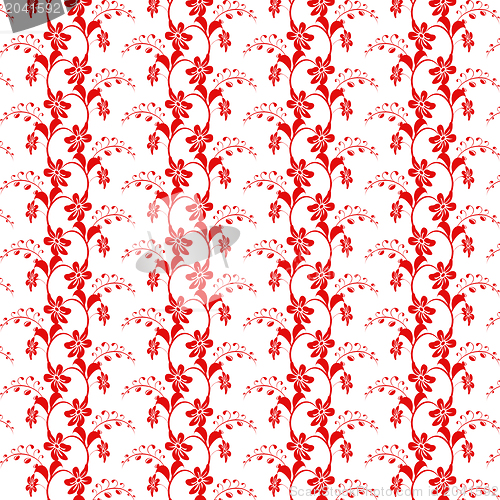 Image of seamless floral pattern