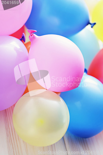 Image of multicolor balloons