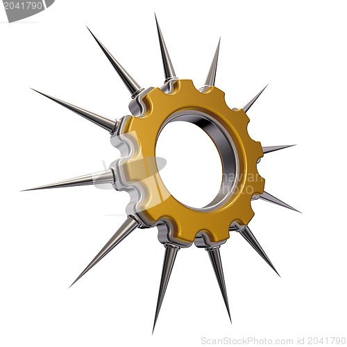 Image of prickles gear wheel