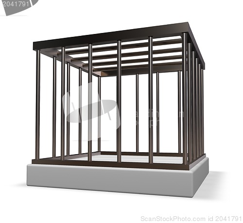 Image of metal cage