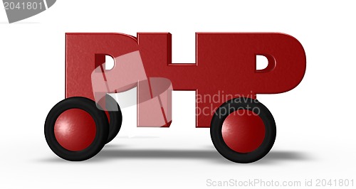 Image of php on wheels