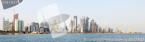 Image of Doha City skyline Qatar