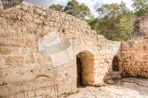 Image of medieval,  castle near jerusalem