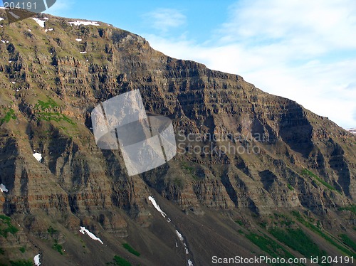 Image of Mountains of Putorana plateau - aerial view