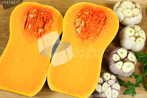 Image of Pumpkin and garlic