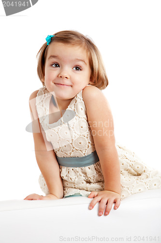 Image of Cute playful little girl