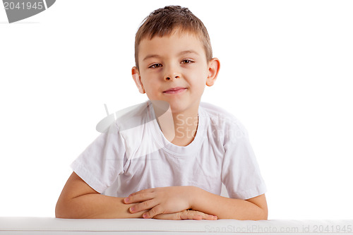 Image of Portrait of school boy