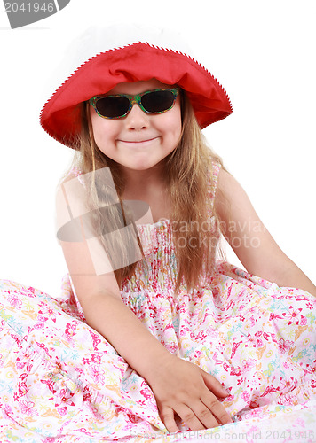 Image of Cute funny little girl