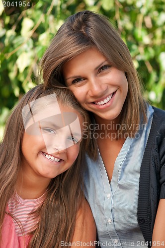 Image of Happy sisters