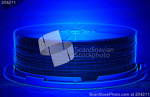 Image of blue cd