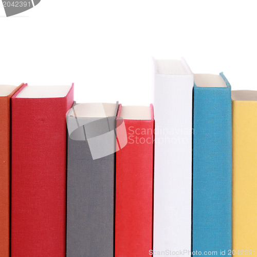 Image of Colorful book spines