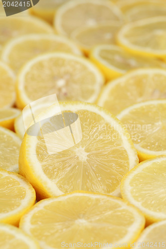 Image of Group of ripe lemons