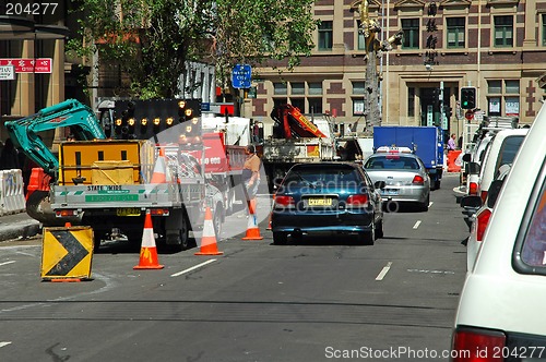 Image of road construction