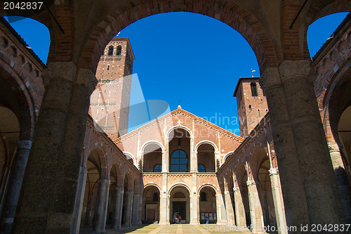 Image of Sant Ambrogio church, Milan