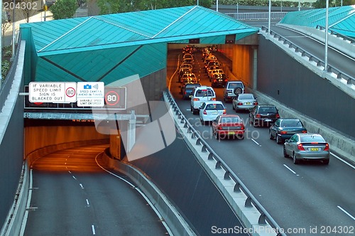 Image of tunnel traffic