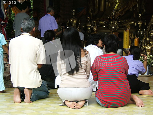 Image of Asian prayers