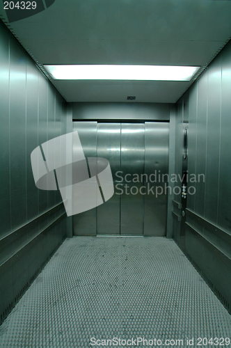 Image of steel elevator