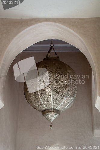 Image of Old Arabic Traditional  Metallic Lamp