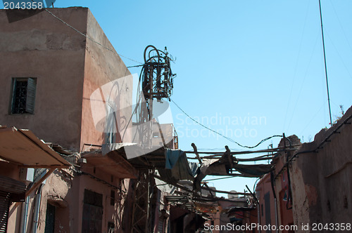 Image of Street Scenery In The Medina Of Marrakech