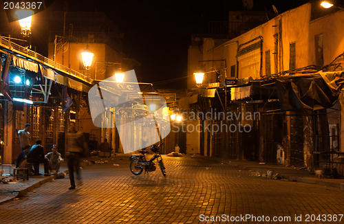 Image of Marrakech at night