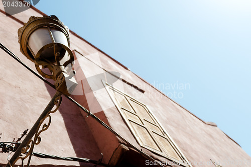 Image of Marrakech street lamp