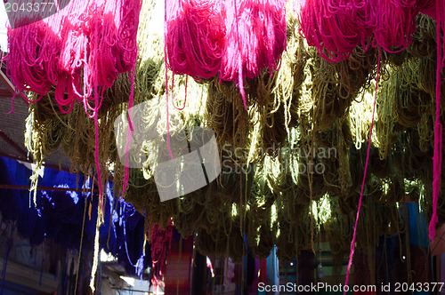 Image of Dyed Yarn