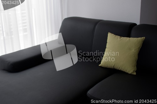 Image of sofa with pillow