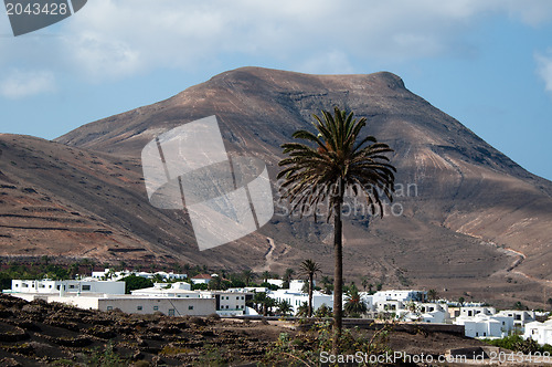 Image of Yaiza on Lanzarote, Canary Islands, Spain.