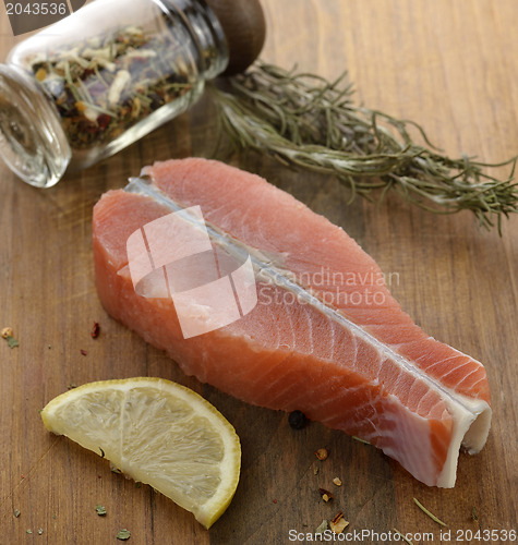 Image of Raw Salmon Fillet