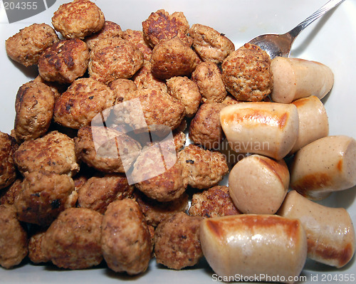 Image of Meatballs and sausages