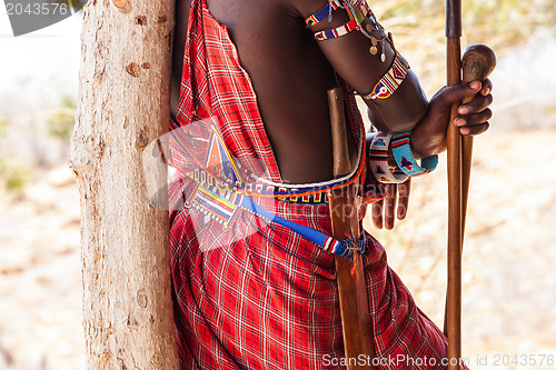 Image of Masai traditional costume