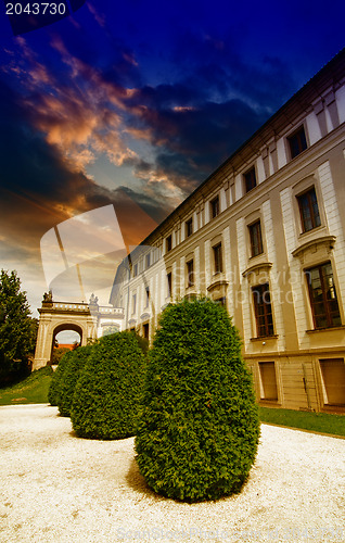 Image of Prague Castle detail and Gardens