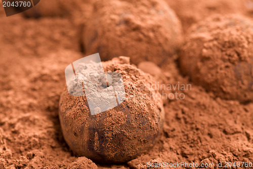 Image of chocolate truffles 