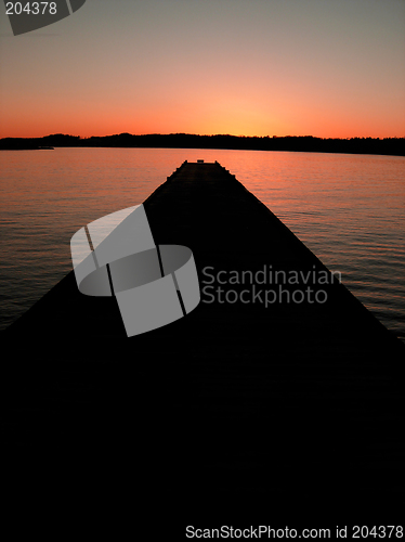 Image of Harbour in sunrise