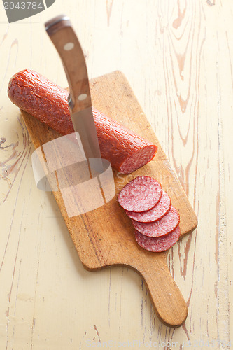 Image of fresh salami