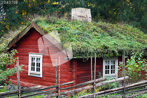 Image of Small red cottage