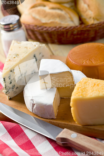 Image of still life with cheeses