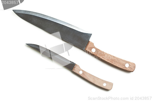 Image of two kitchen knifes