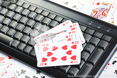 Image of online poker gambling