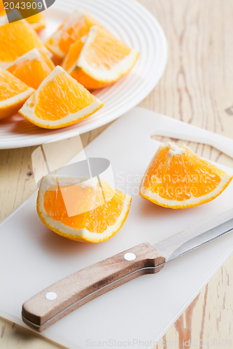 Image of cut orange