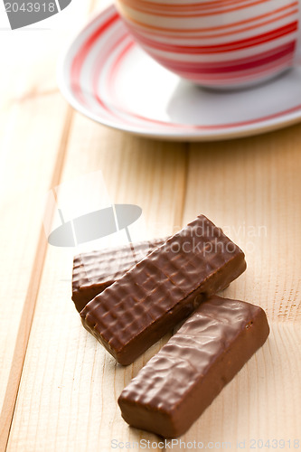 Image of chocolate biscuit