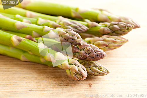 Image of fresh green asparagus