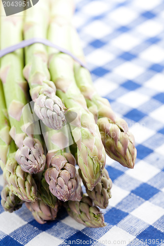 Image of fresh green asparagus