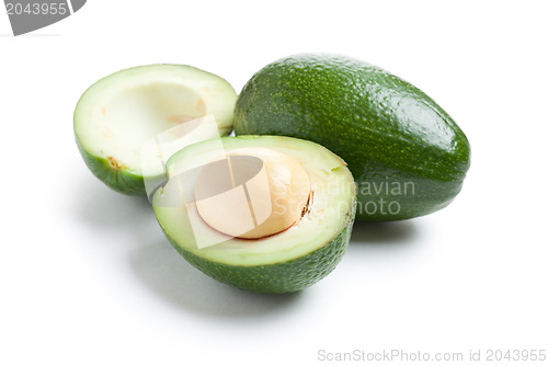 Image of cut avocado