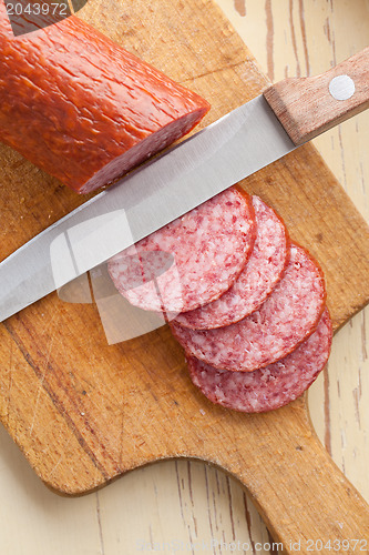 Image of fresh salami