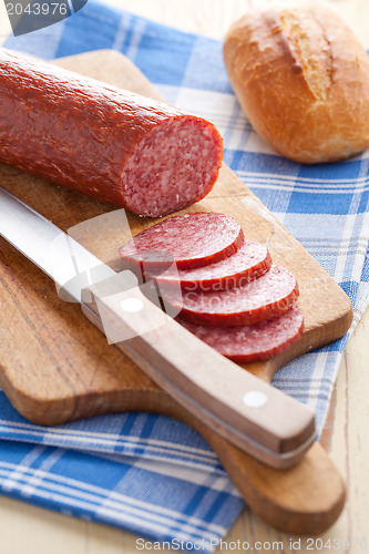 Image of fresh salami