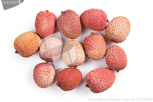 Image of tasty litchi fruit 